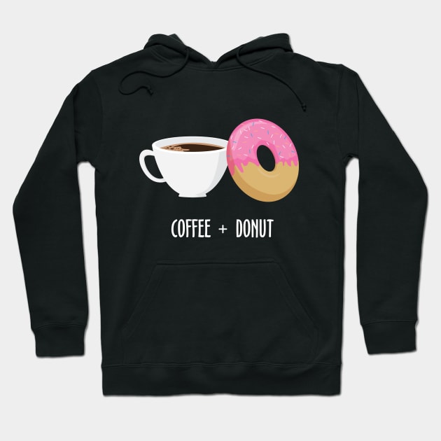 Coffee + Donut Perfect Combination Hoodie by JDaneStore